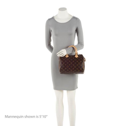 Louis Vuitton Monogram Canvas Speedy 25 Satchel