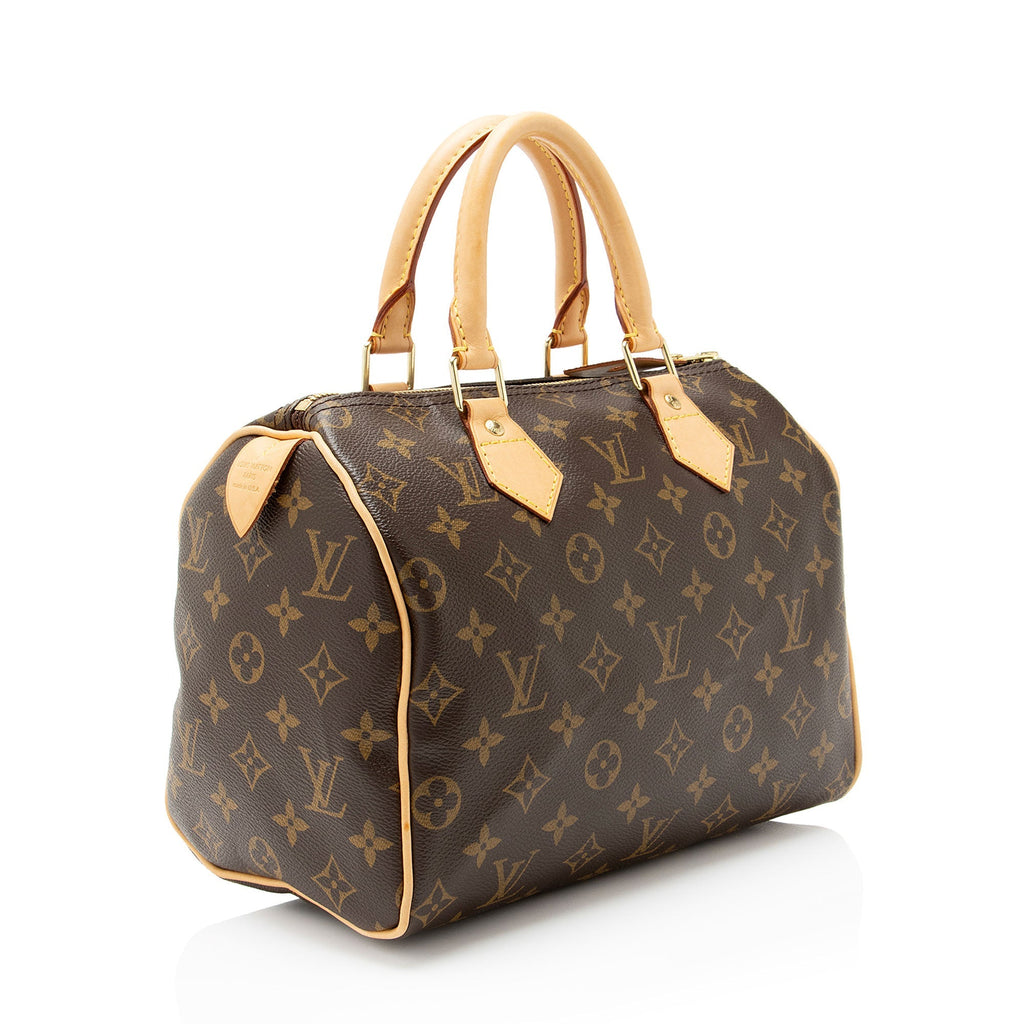 Louis Vuitton Monogram Canvas Speedy 25 Satchel