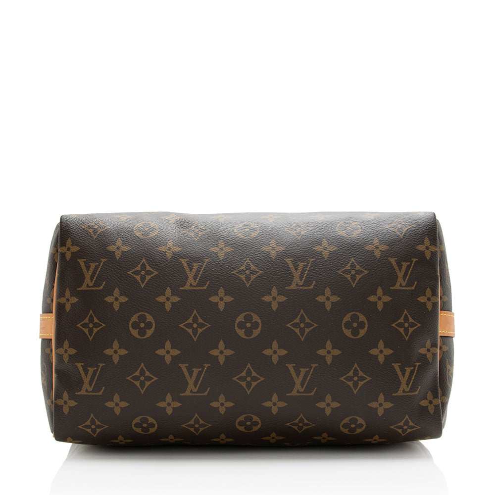 Louis Vuitton Monogram Canvas Speedy Bandouliere 30 Satchel (SHF-21089)