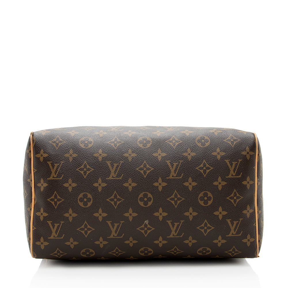Louis Vuitton Monogram Canvas Speedy 30 Satchel - FINAL SALE (SHF-18813)