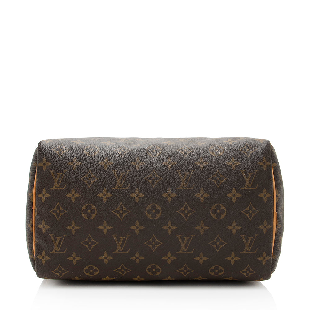 Louis Vuitton Monogram Canvas Speedy 30 Satchel (SHF-19307)