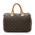Louis Vuitton Monogram Canvas Speedy 30 Satchel (SHF-19307)