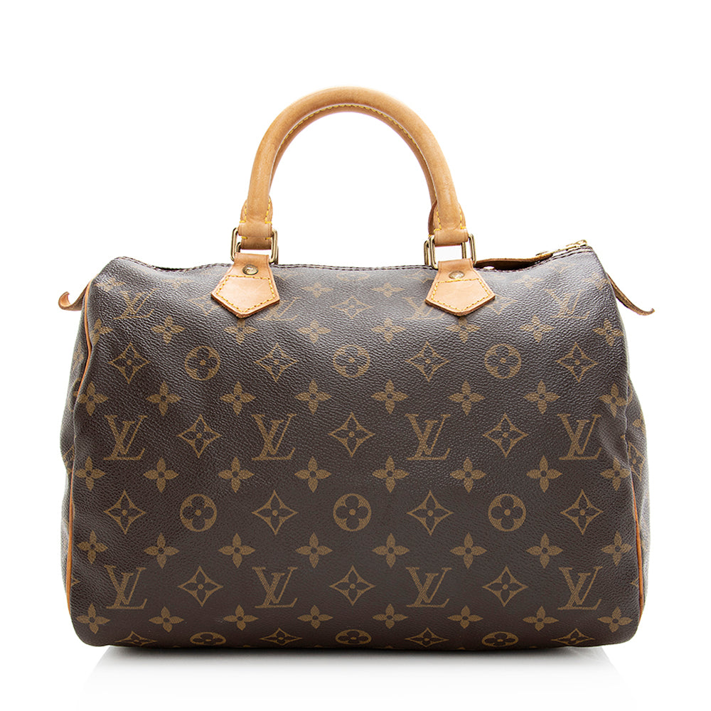 Louis Vuitton  Monogram Canvas Speedy 30 Satchel - FINAL SALE (SHF-20193)