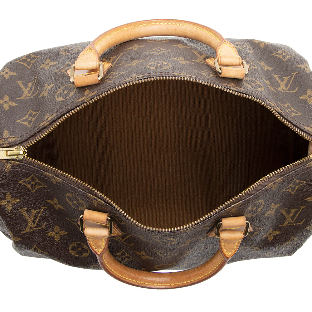 Louis Vuitton  Monogram Canvas Speedy 30 Satchel - FINAL SALE (SHF-20193)
