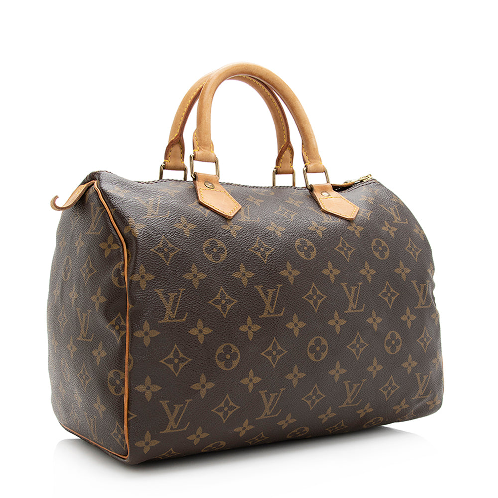 Louis Vuitton  Monogram Canvas Speedy 30 Satchel - FINAL SALE (SHF-20193)