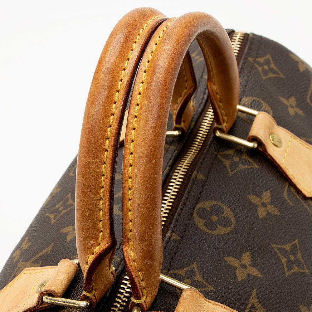 Louis Vuitton Monogram Canvas Speedy 30 Satchel (SHF-20854)