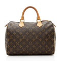 Louis Vuitton Monogram Canvas Speedy 30 Satchel (SHF-20854)