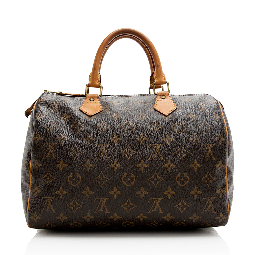 Louis Vuitton Monogram Canvas Speedy 30 Satchel (SHF-21420)