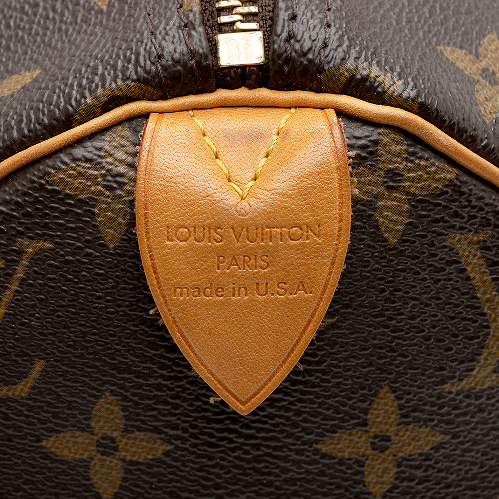 Louis Vuitton Monogram Canvas Speedy 30 Satchel (SHF-21420)