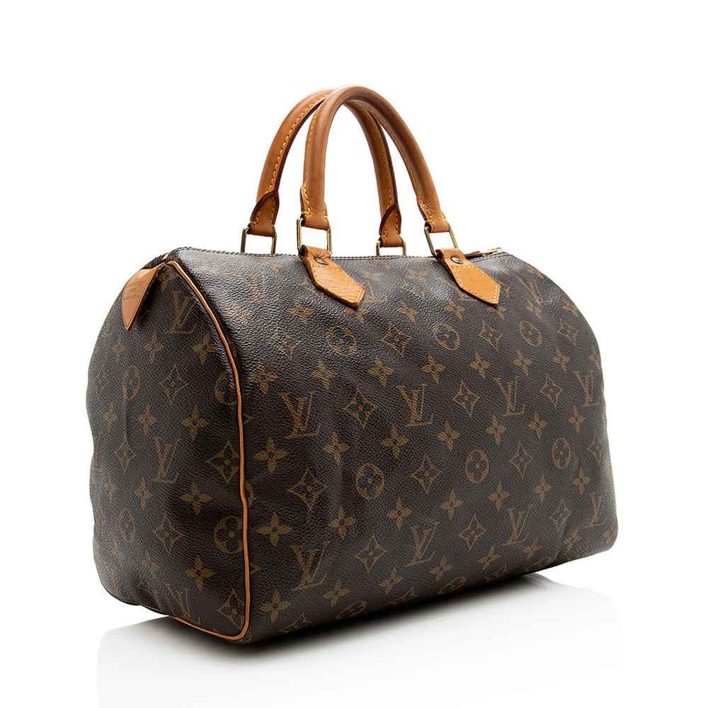 Louis Vuitton Monogram Canvas Speedy 30 Satchel (SHF-21420)