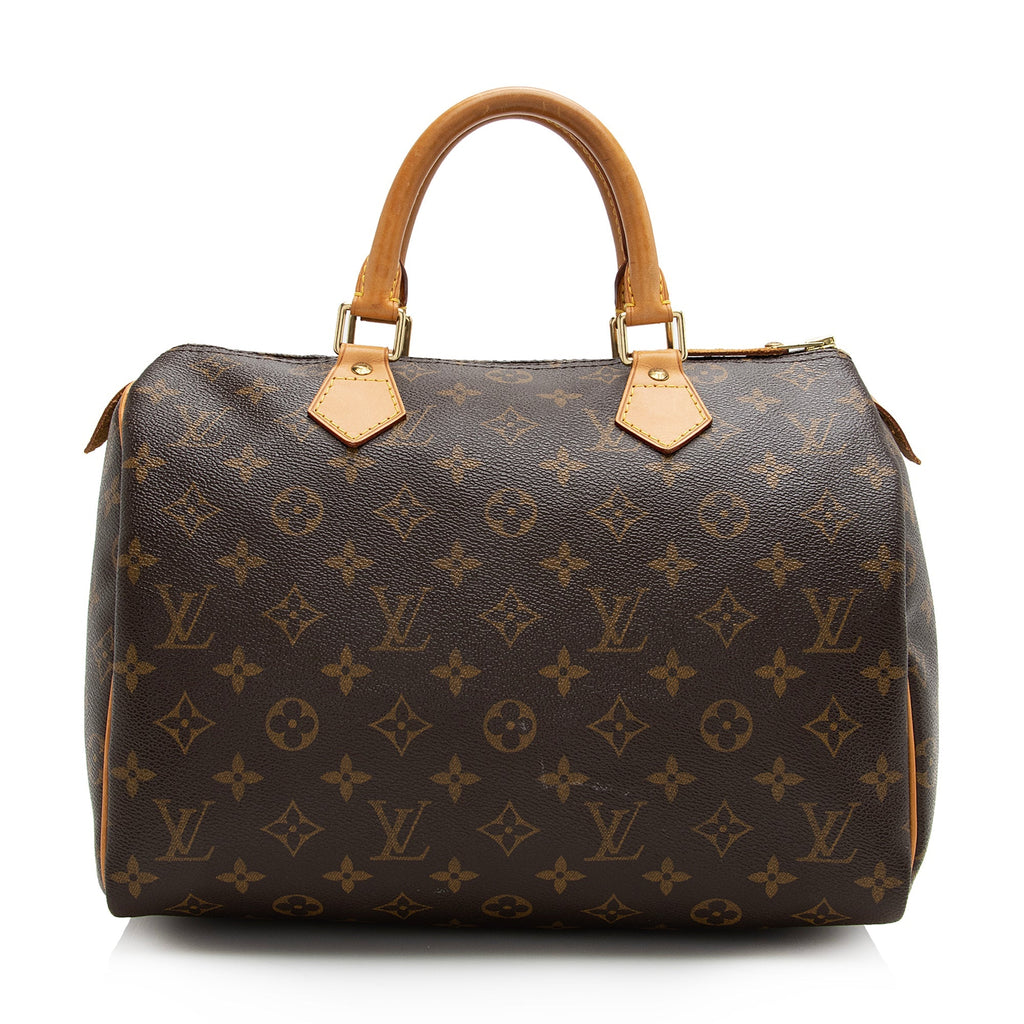 Louis Vuitton Monogram Canvas Speedy 30 Satchel (SHF-22760)