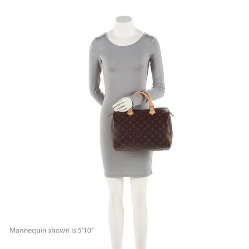 Louis Vuitton Monogram Canvas Speedy 30 Satchel (SHF-22760)