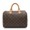 Louis Vuitton Monogram Canvas Speedy 30 Satchel (SHF-JxW6kN)