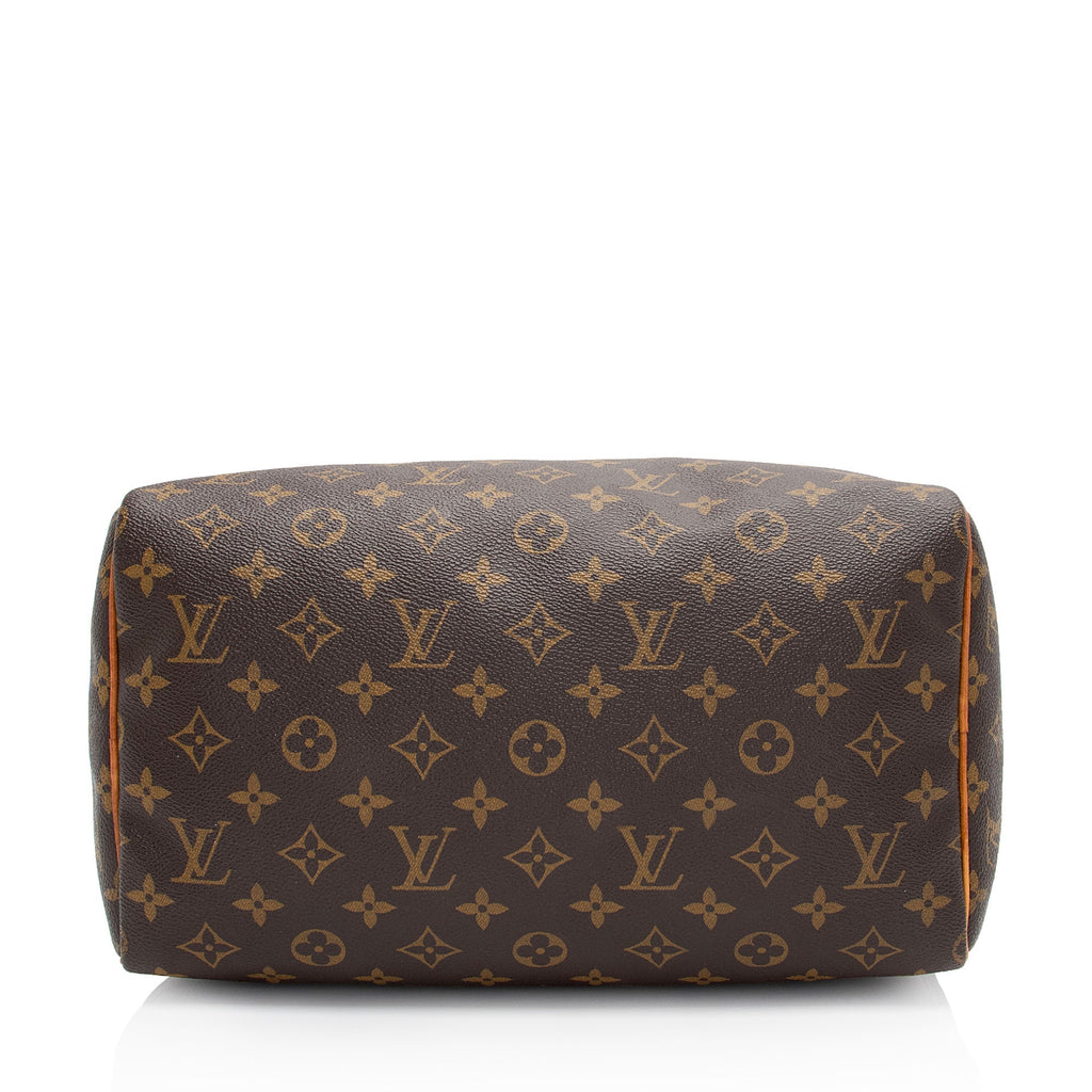 Louis Vuitton Monogram Canvas Speedy 30 Satchel (SHF-46wmzn)