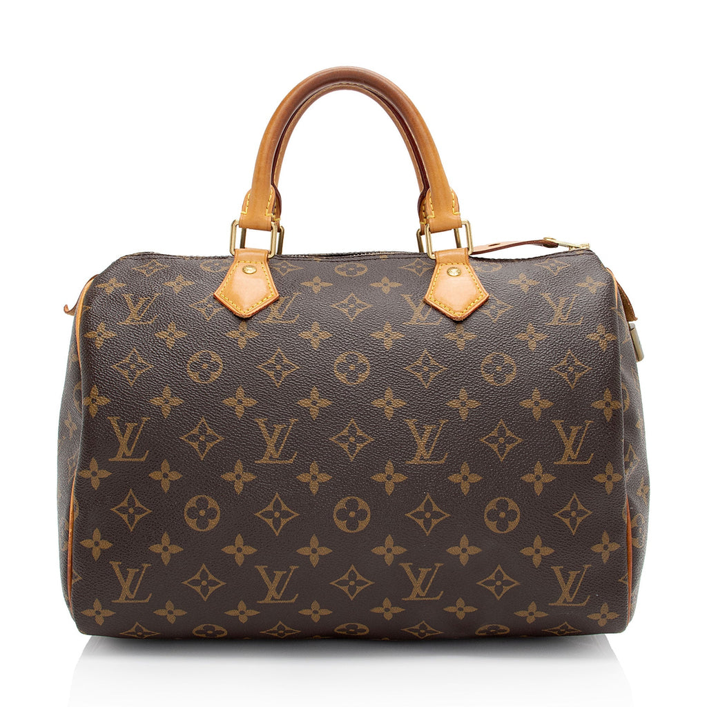 Louis Vuitton Monogram Canvas Speedy 30 Satchel (SHF-46wmzn)