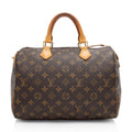 Louis Vuitton Monogram Canvas Speedy 30 Satchel (SHF-46wmzn)