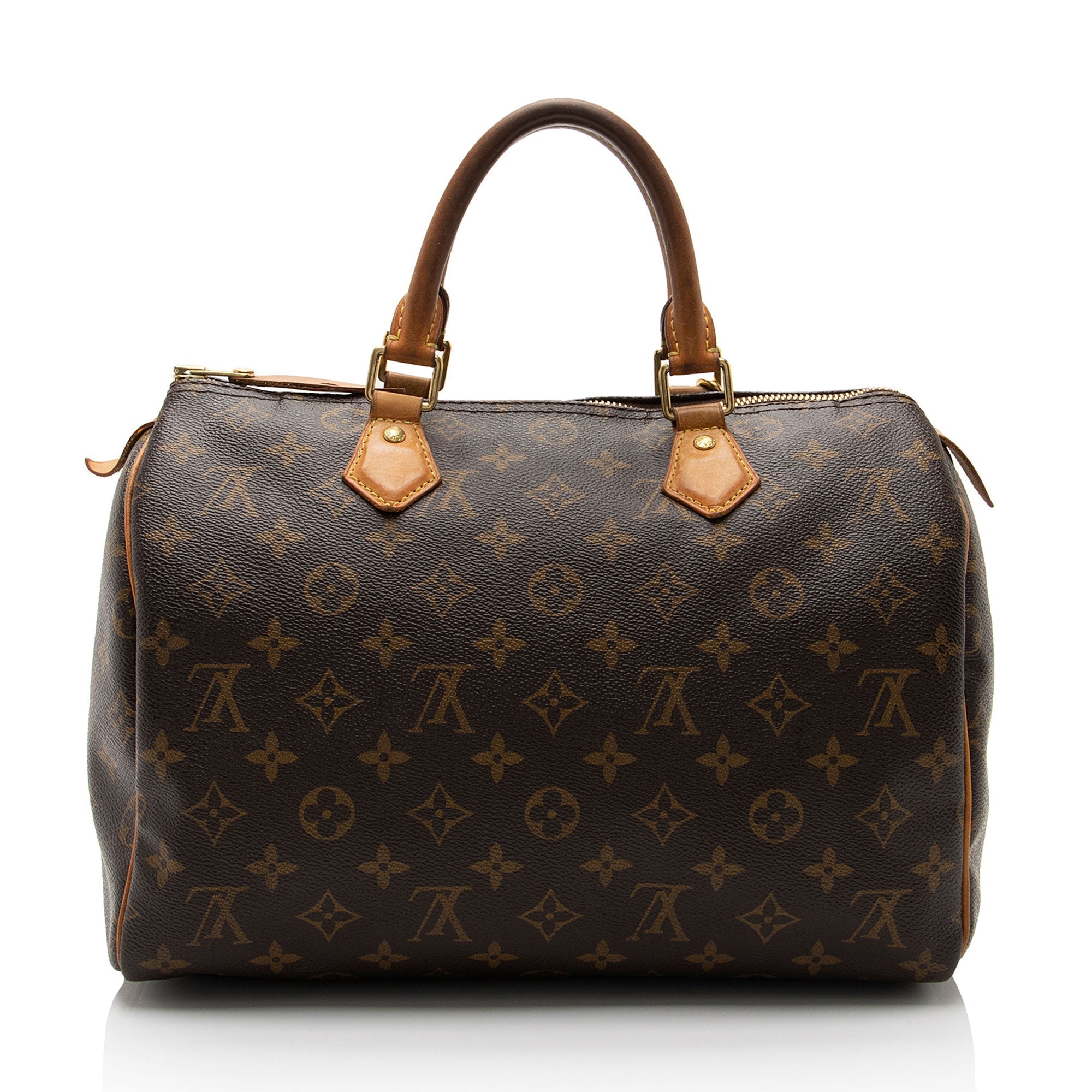 Louis Vuitton Monogram Canvas Speedy 30 Satchel (SHF-usMEGZ)