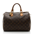 Louis Vuitton Monogram Canvas Speedy 30 Satchel (SHF-usMEGZ)