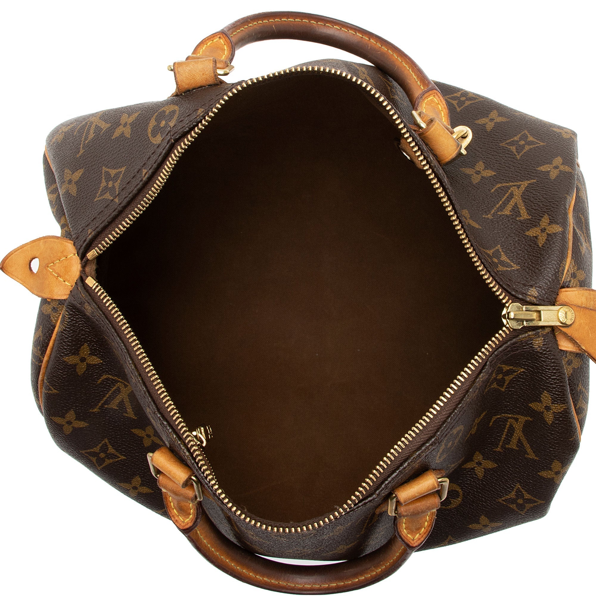 Louis Vuitton Monogram Canvas Speedy 30 Satchel (SHF-usMEGZ)