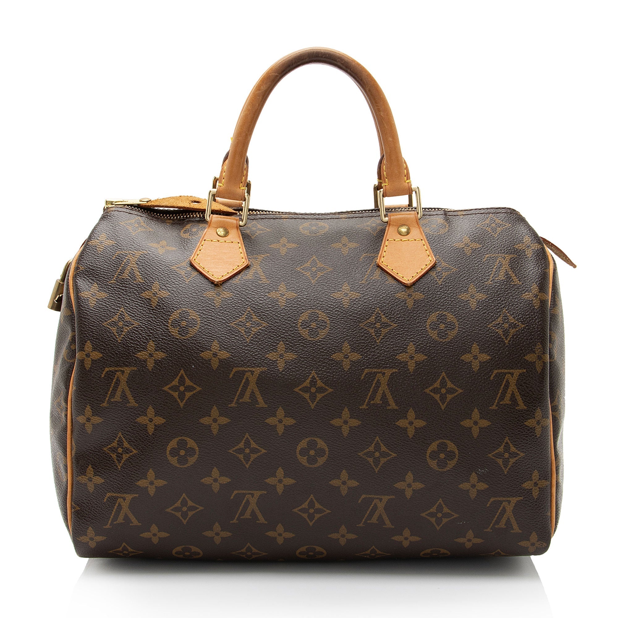 Louis Vuitton Monogram Canvas Speedy 30 Satchel (SHF-D4HONV)