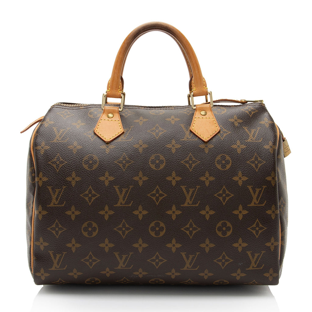 Louis Vuitton Monogram Canvas Speedy 30 Satchel (SHF-D4HONV)