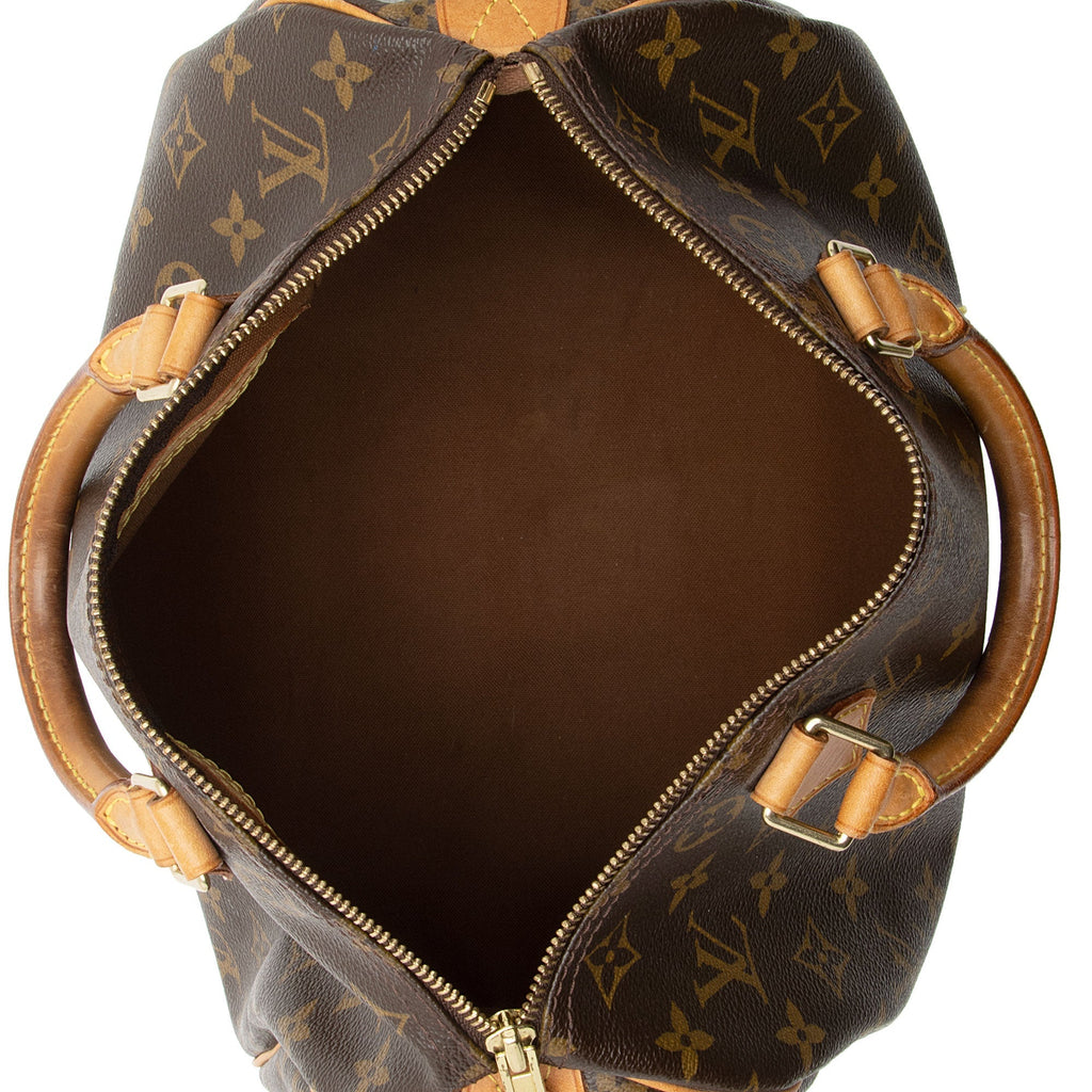 Louis Vuitton Monogram Canvas Speedy 30 Satchel (SHF-D4HONV)