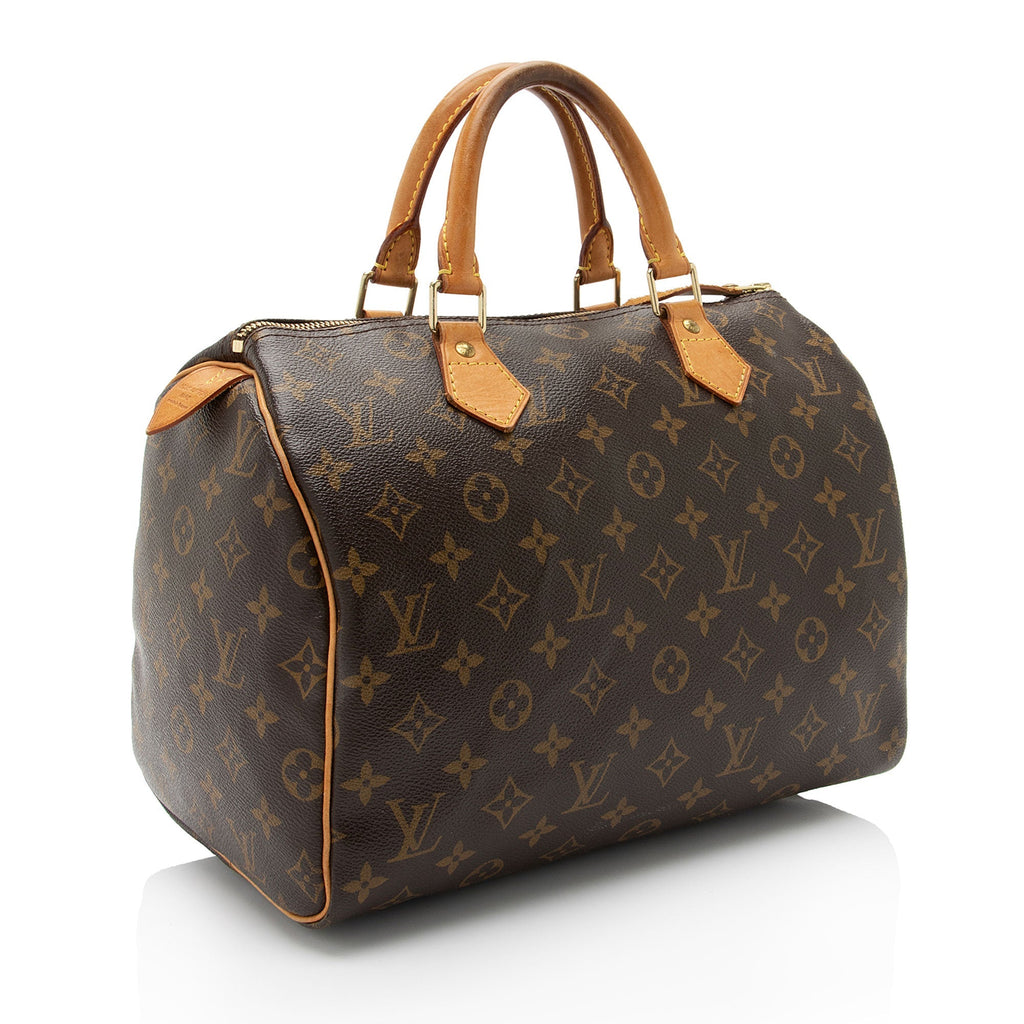 Louis Vuitton Monogram Canvas Speedy 30 Satchel (SHF-D4HONV)