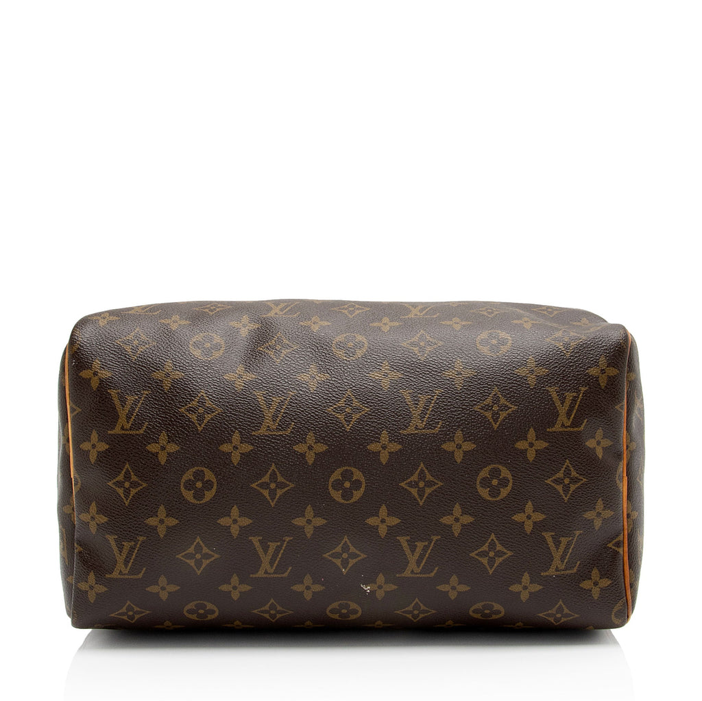 Louis Vuitton Monogram Canvas Speedy 30 Satchel (SHF-o8aWZx)