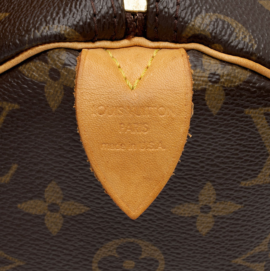 Louis Vuitton Monogram Canvas Speedy 30 Satchel (SHF-o8aWZx)