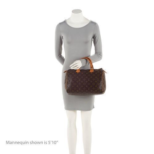 Louis Vuitton Monogram Canvas Speedy 30 Satchel (SHF-o8aWZx)