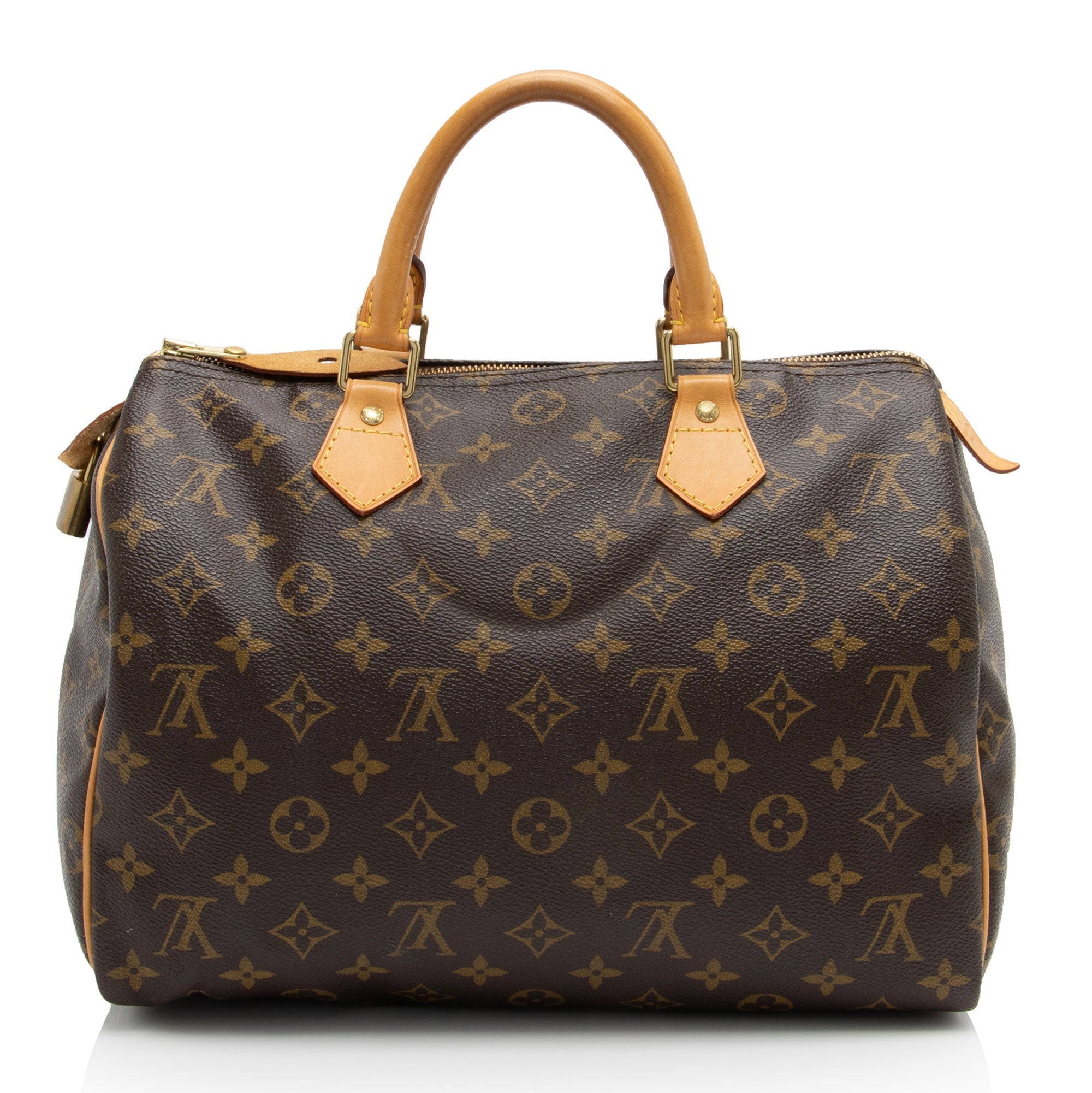 Louis Vuitton Monogram Canvas Speedy 30 Satchel (SHF-8PH2A9)