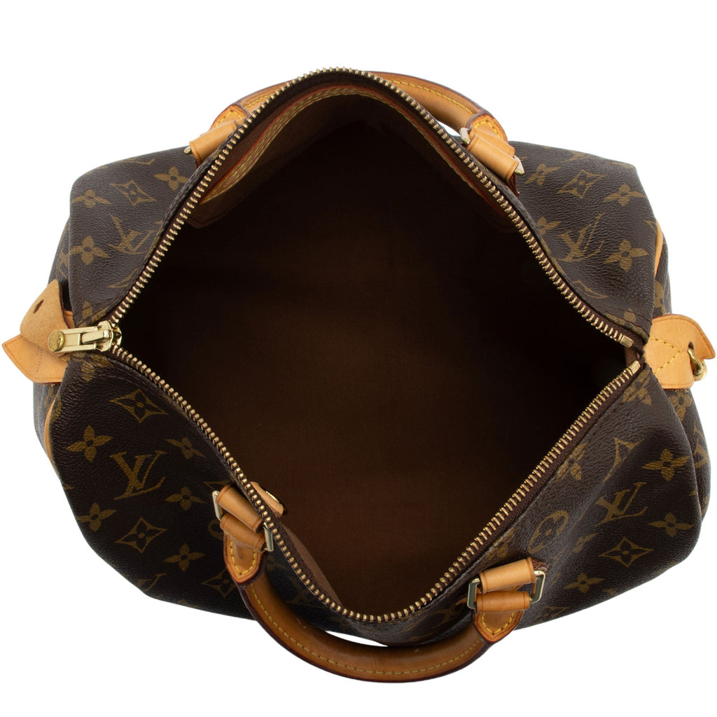 Louis Vuitton Monogram Canvas Speedy 30 Satchel (SHF-8PH2A9)