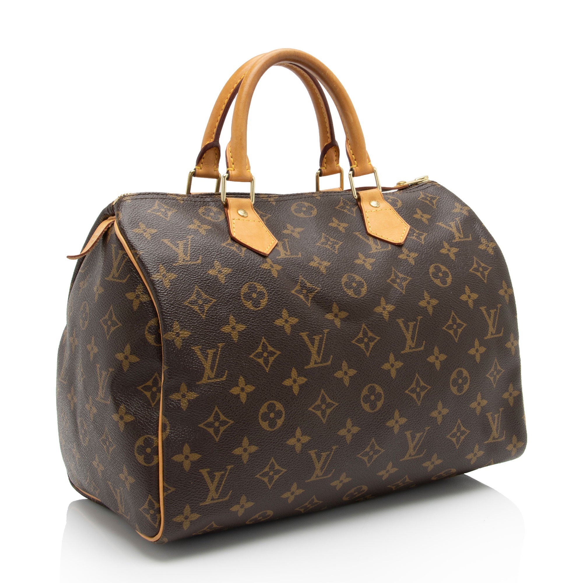 Louis Vuitton Monogram Canvas Speedy 30 Satchel (SHF-8PH2A9)