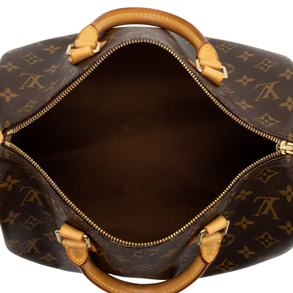 Louis Vuitton Monogram Canvas Speedy 30 Satchel (SHF-CH3OjS)