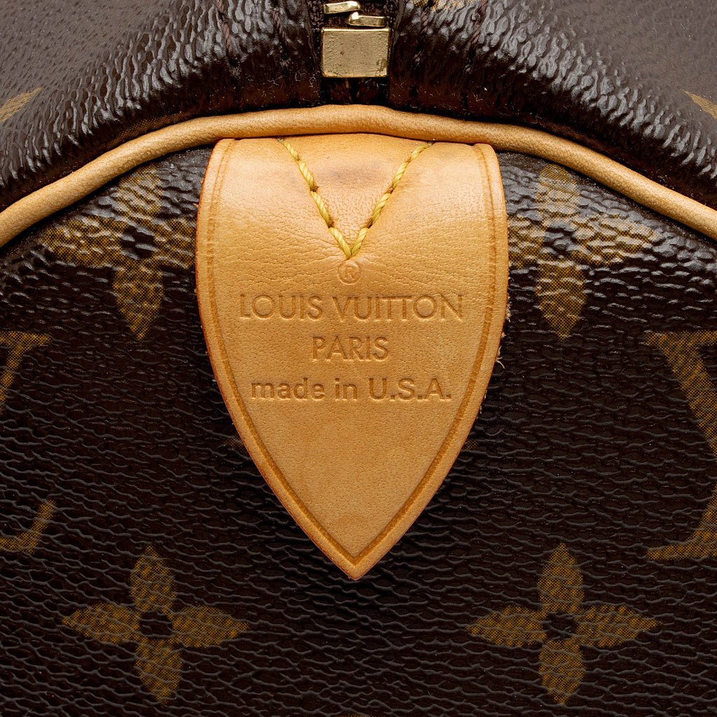 Louis Vuitton Monogram Canvas Speedy 30 Satchel (SHF-CH3OjS)