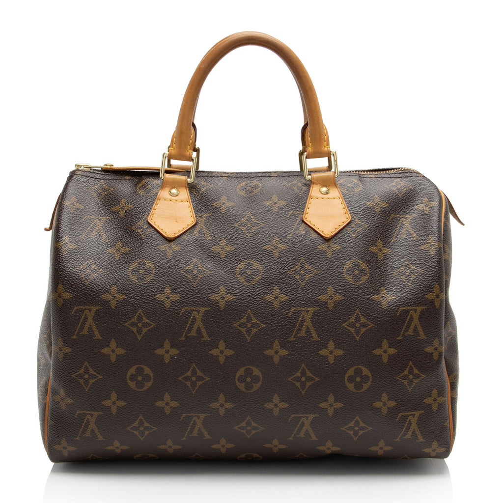 Louis Vuitton Monogram Canvas Speedy 30 Satchel (SHF-6mI3UA)