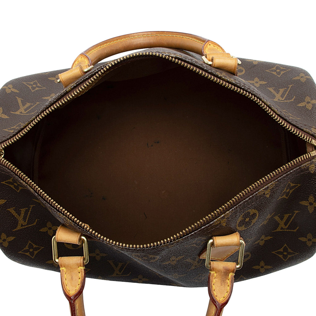 Louis Vuitton Monogram Canvas Speedy 30 Satchel (SHF-6mI3UA)