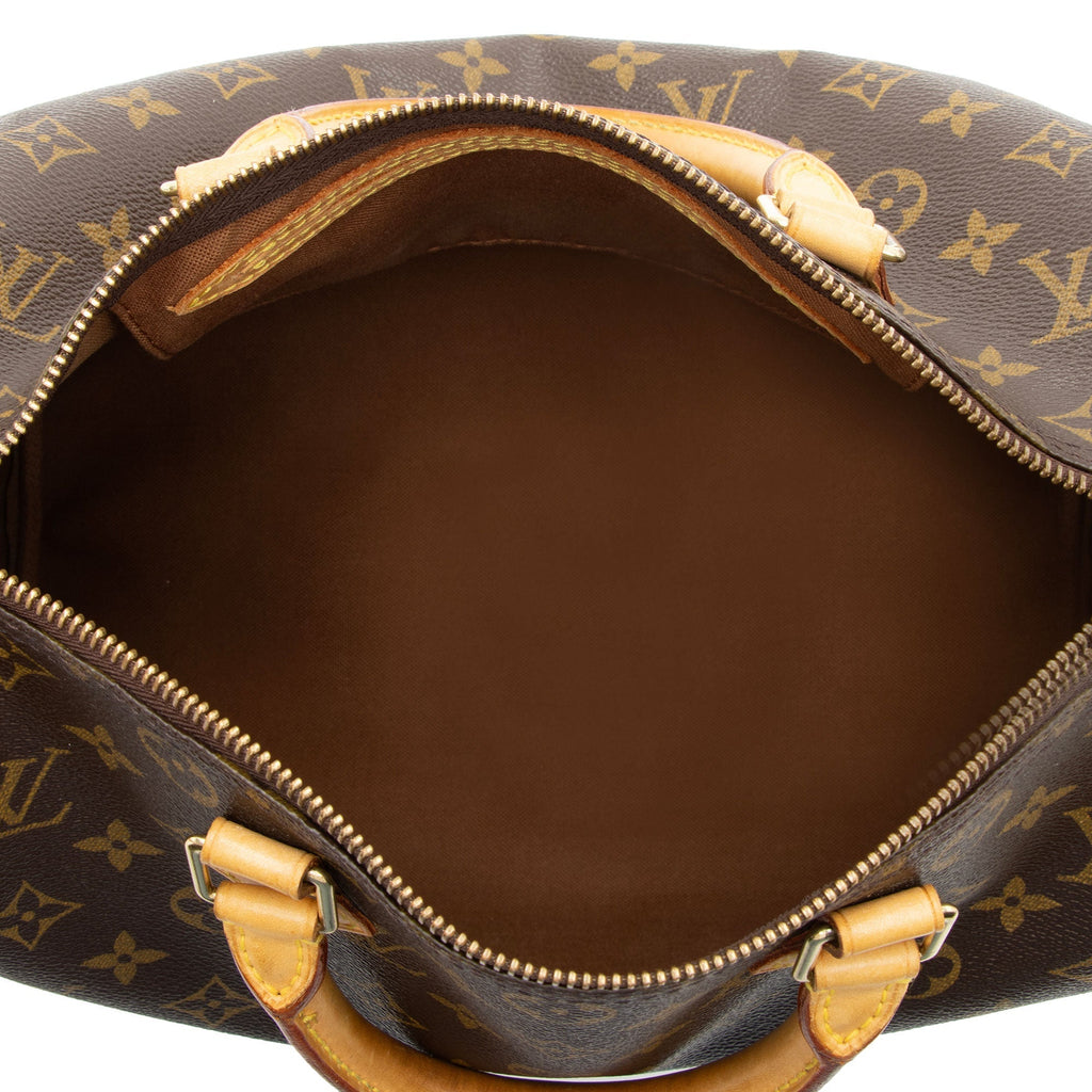 Louis Vuitton Monogram Canvas Speedy 30 Satchel (SHF-DYPAzE)