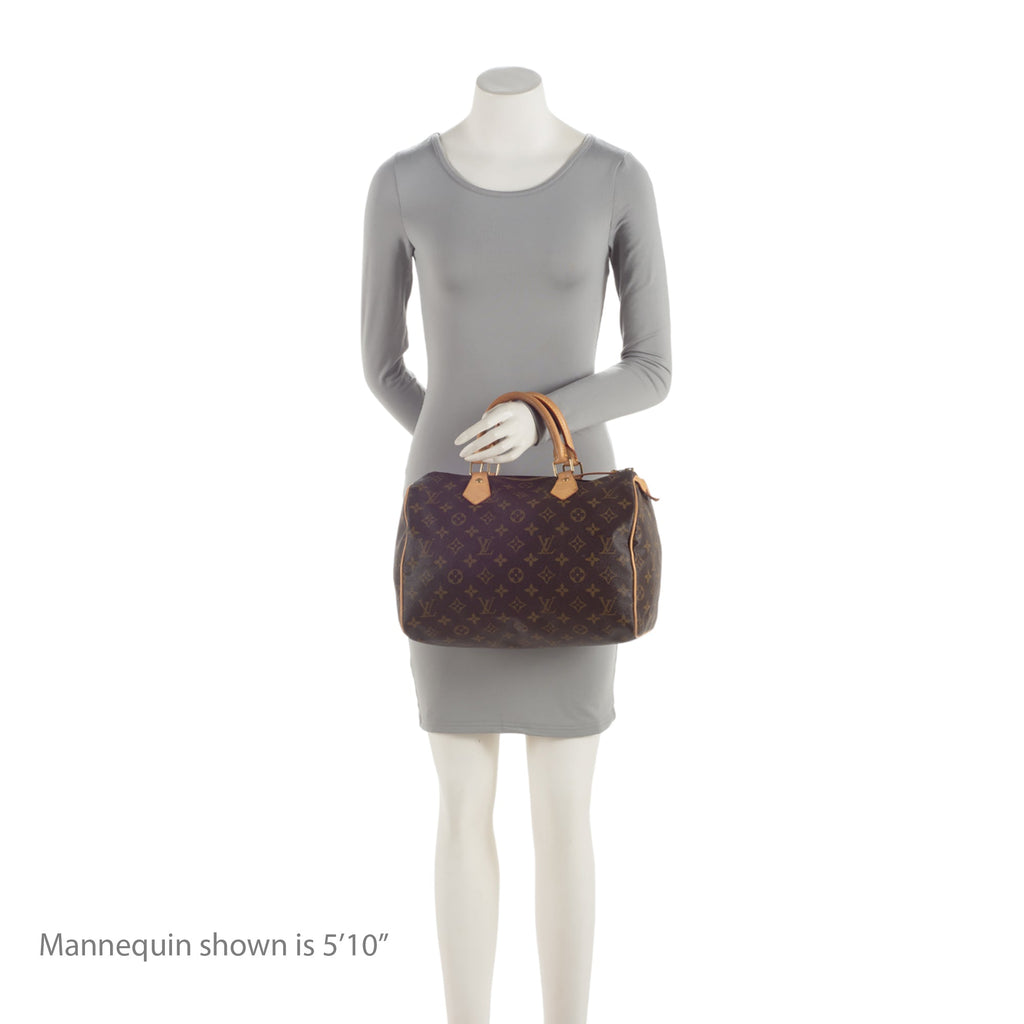 Louis Vuitton Monogram Canvas Speedy 30 Satchel (SHF-DYPAzE)