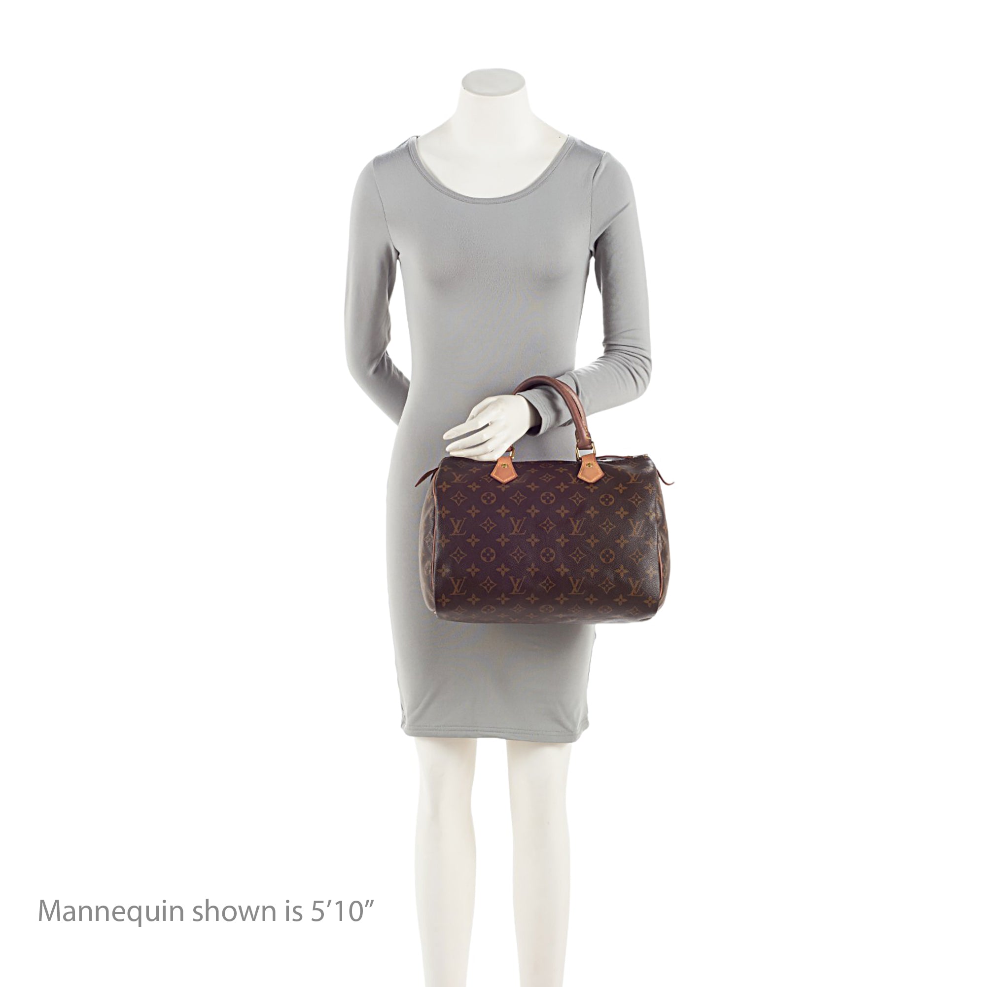 Louis Vuitton Monogram Canvas Speedy 30 Satchel (SHF-w8aaxC)