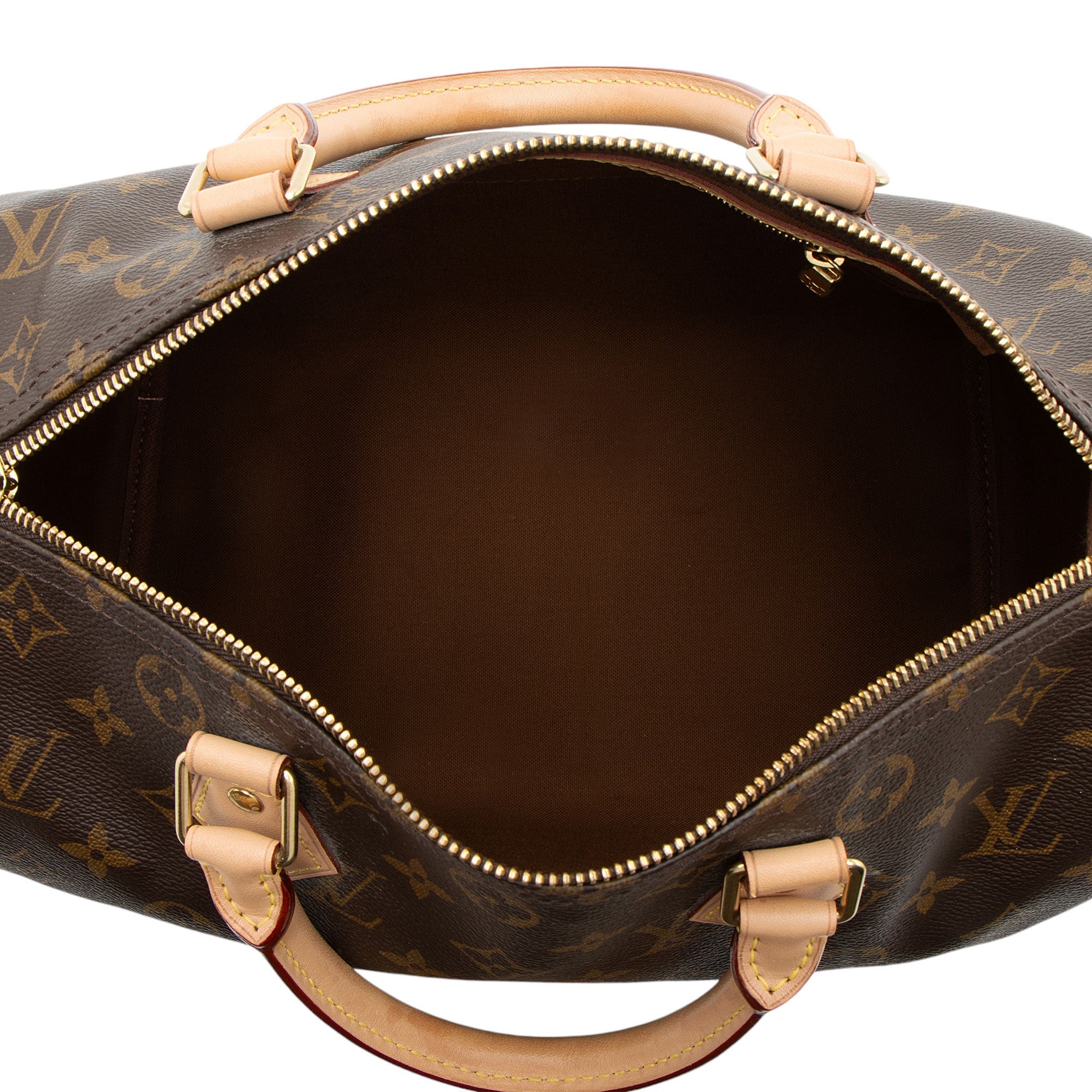 Louis Vuitton Monogram Canvas Speedy 30 Satchel (SHF-FEwSl3)