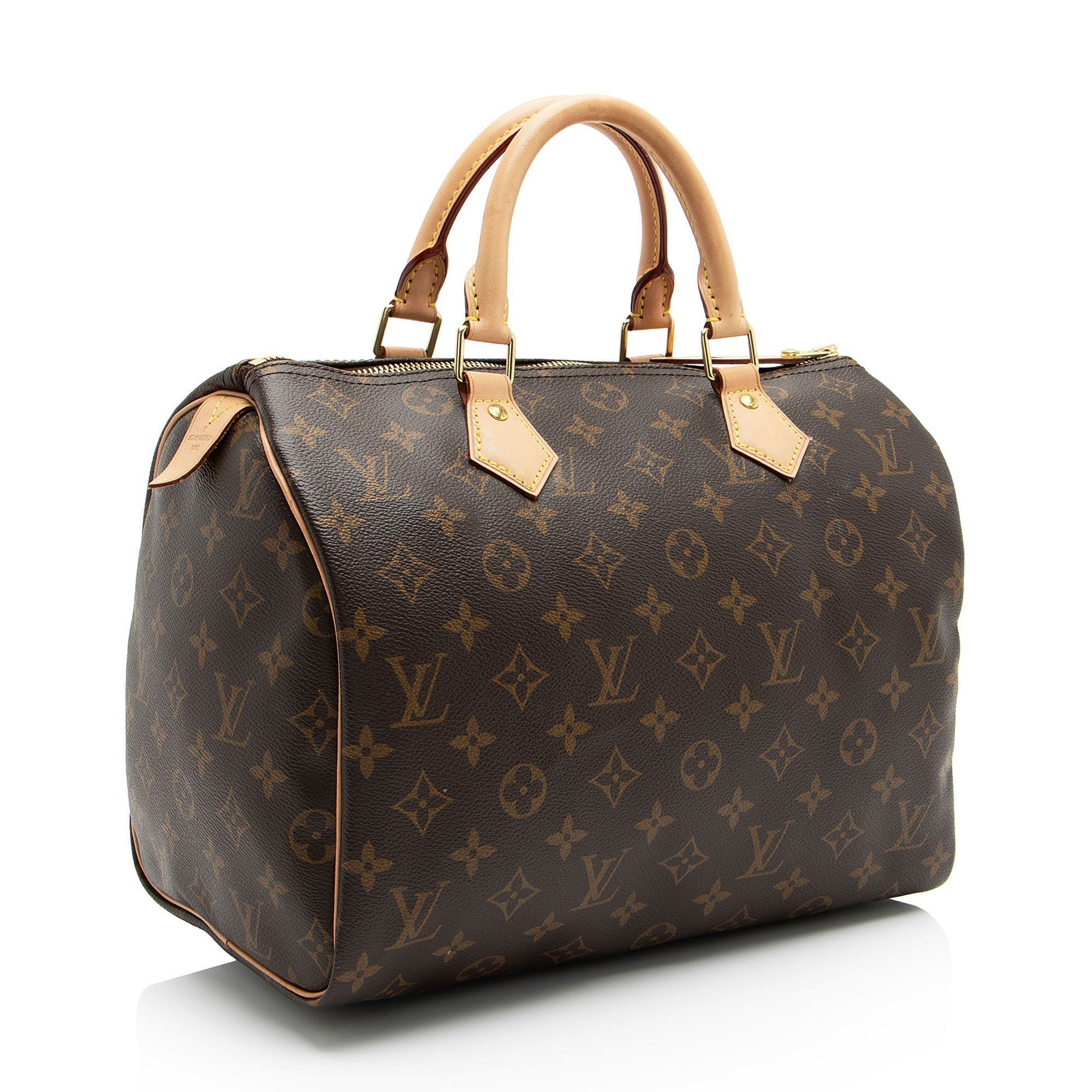 Louis Vuitton Monogram Canvas Speedy 30 Satchel (SHF-FEwSl3)