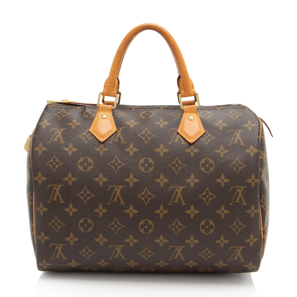 Louis Vuitton Monogram Canvas Speedy 30 Satchel (SHF-Y6nBhs)