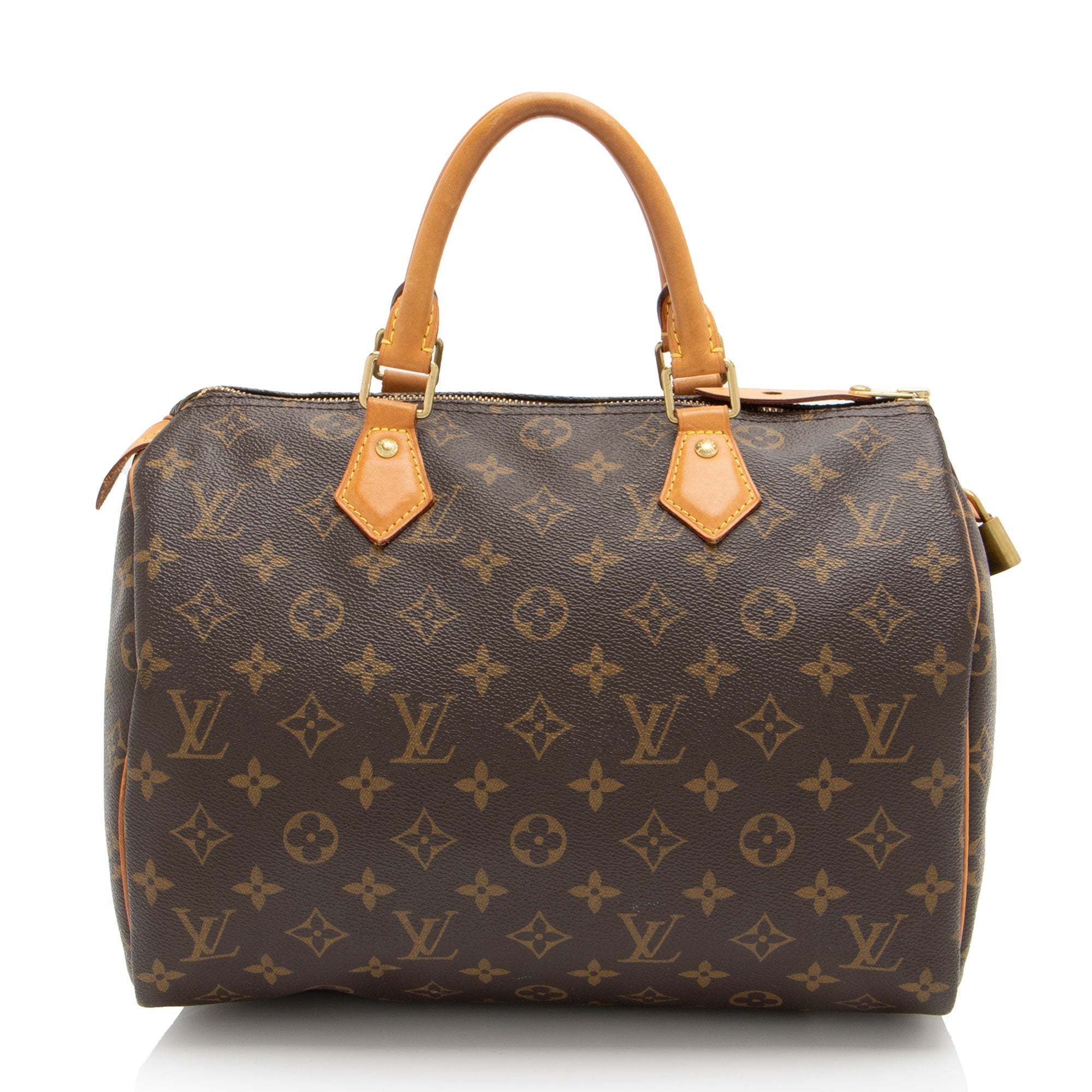 Louis Vuitton Monogram Canvas Speedy 30 Satchel (SHF-Y6nBhs)