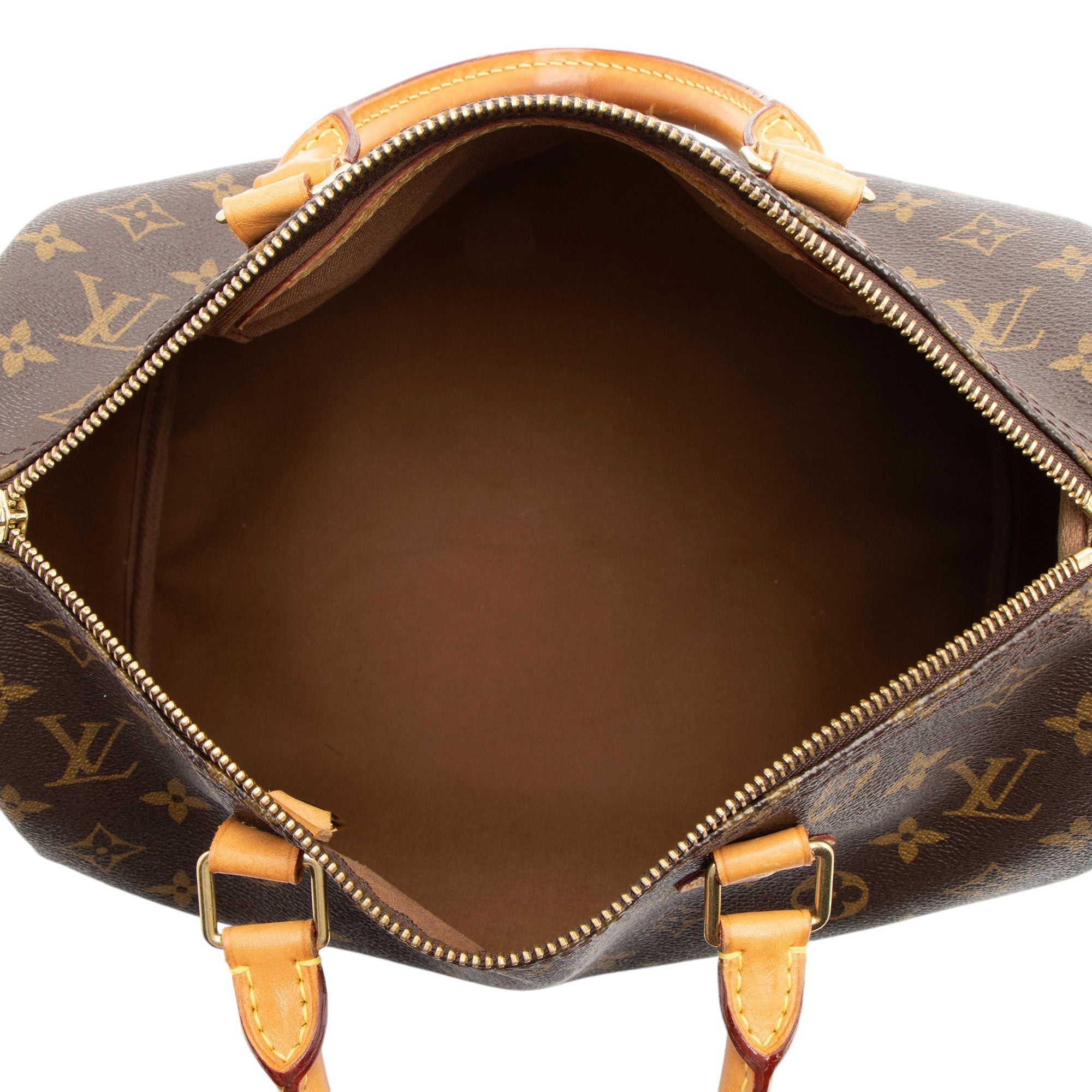 Louis Vuitton Monogram Canvas Speedy 30 Satchel (SHF-Y6nBhs)