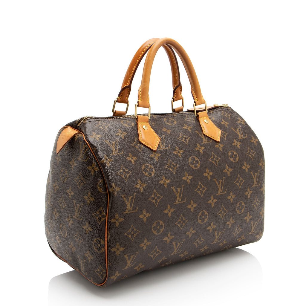 Louis Vuitton Monogram Canvas Speedy 30 Satchel (SHF-Y6nBhs)