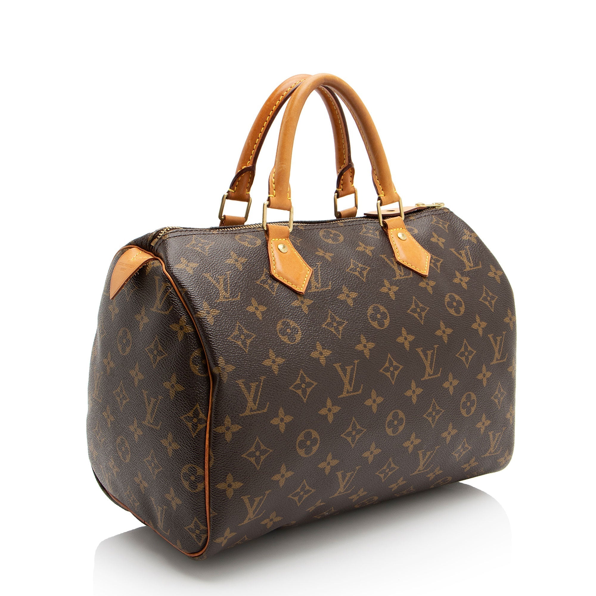 Louis Vuitton Monogram Canvas Speedy 30 Satchel (SHF-Y6nBhs)