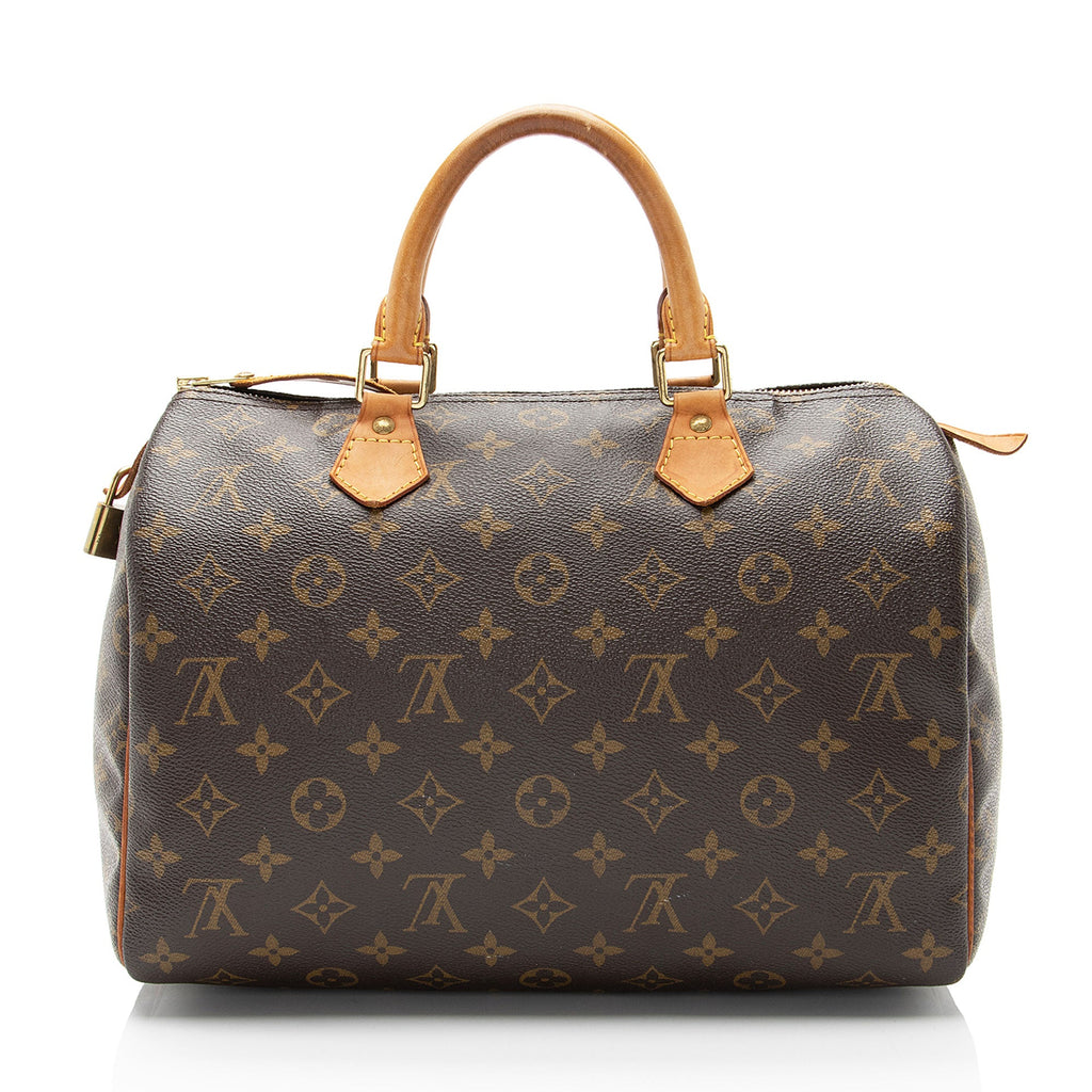 Louis Vuitton Monogram Canvas Speedy 30 Satchel (SHF-xGja6B)