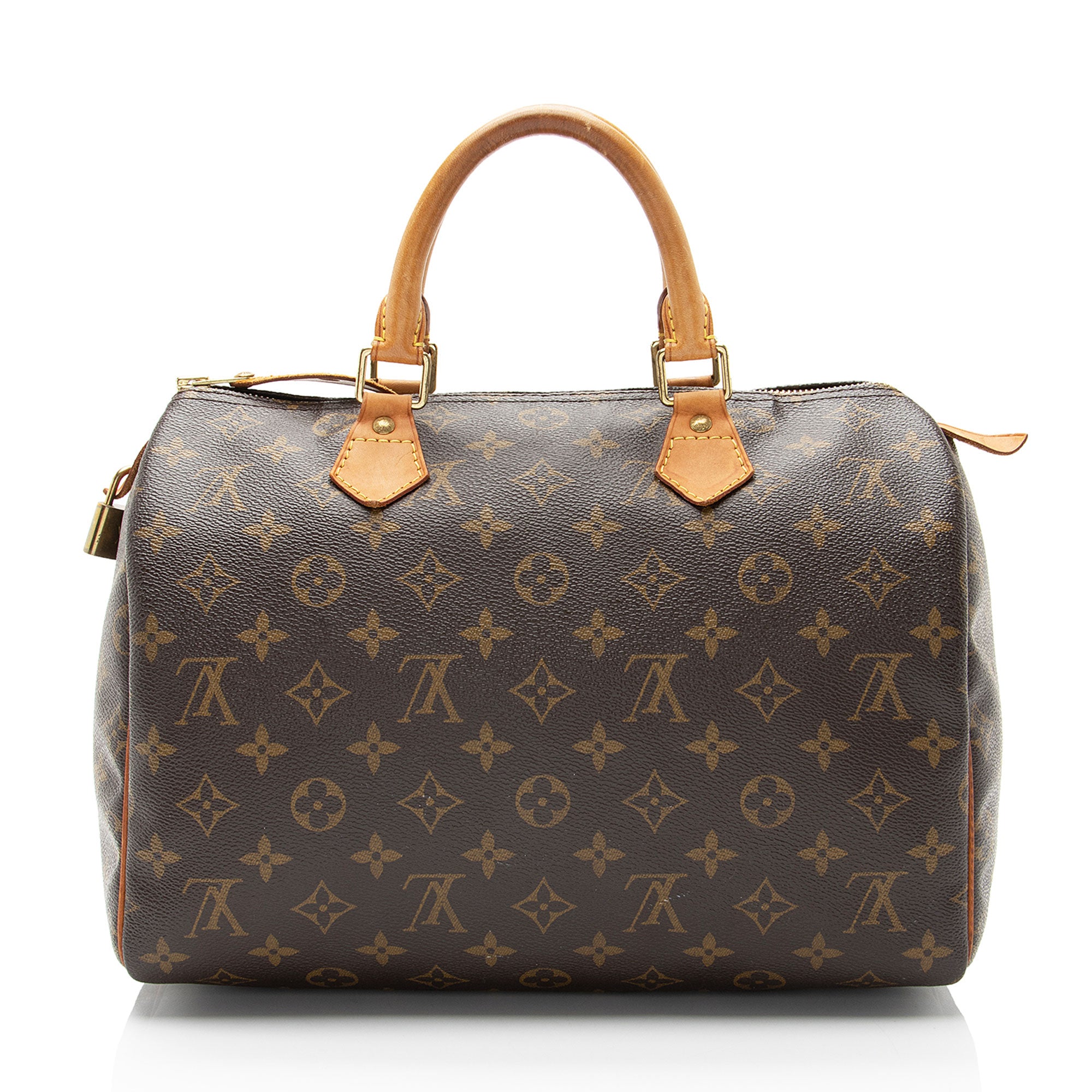 Louis Vuitton Monogram Canvas Speedy 30 Satchel (SHF-xGja6B)