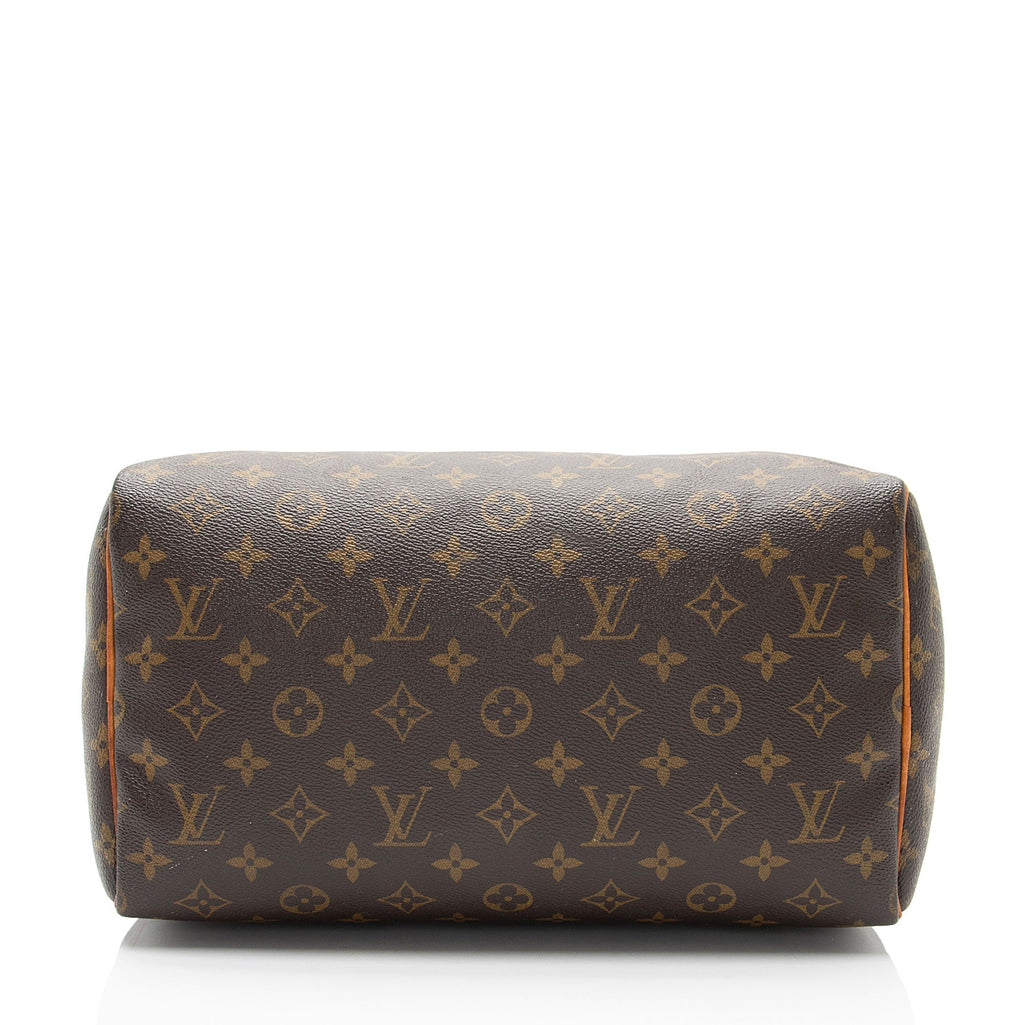 Louis Vuitton Monogram Canvas Speedy 30 Satchel (SHF-xGja6B)